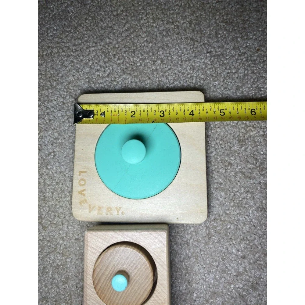 Lovevery Montessori Wooden Puzzle Set Fine Motor Baby Toddler Learning Toy